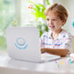 LESHITIAN Kids Laptop - 80 Learning Modes, Educational Computer for Ages 5+, White, Plastic