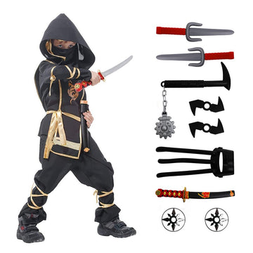 Xplanet Ninja Halloween Costume For Boys With Included Accessories For Child Dress Up Best Gifts