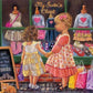 My Sister'S Closet 300 Large Piece Jigsaw Puzzle, Illustrated Art Jigsaw Puzzle With Scene Colorful,Funny Challenging Family Gam