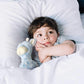 Ebba Loppy Giraffe Plush Stuffed Animal With Rattle For Baby (Blue)
