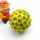 Bescon Polyhedral Dice 100 Sides Dice, D100 Die, 100 Sided Cube, D100 Game Dice, 100-Sided Cube Of Yellow Color