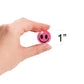 Artcreativity Pink Glow In The Dark Smile Face Bouncing Balls - Bulk Pack Of 36-1 Inch High-Bounce Bouncy Balls For Kids, Glowing Party Favors And Goodie Bag Fillers For Boys And Girls