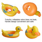 Sealive Inflatable Rubber Duck Pool Float For Kids, Swimming Pool Floats Boat Seats Beach Toy, Baby Shower Bath Seat Tub Water Fun Games Toys For Toddler