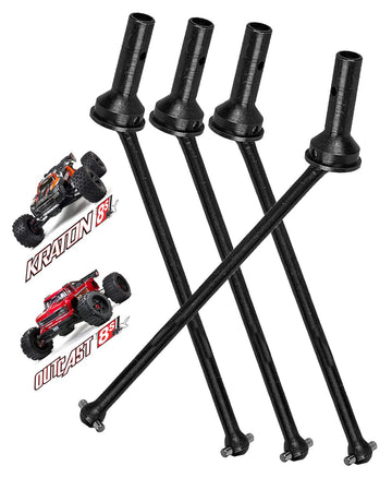 ARRCat Drive Shaft CVD Upgrade Parts for Arrma 1/5 KRATON 8S BLX/Outcast 8S BLX,4PCS Front/Rear Harden Steel #45 Upgrades Parts 