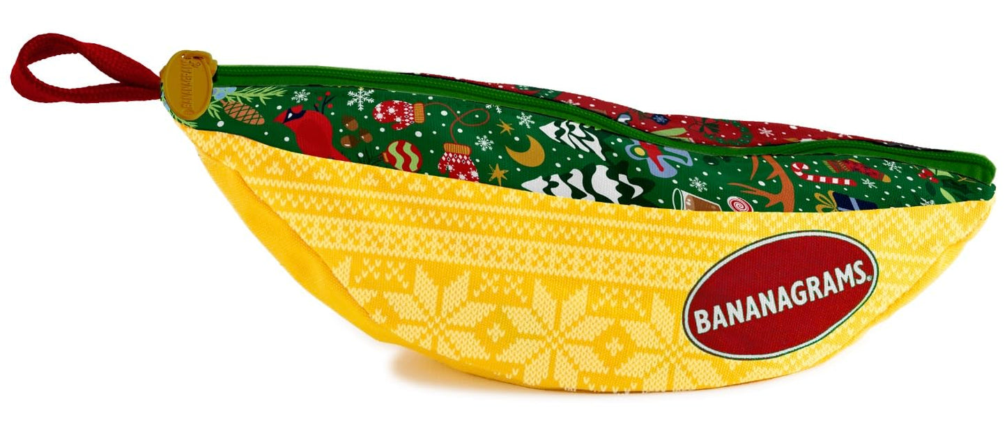 Bananagrams Winter Wonderland Edition Board Game - Multi-color, Mixed Materials, Model BANWWB001