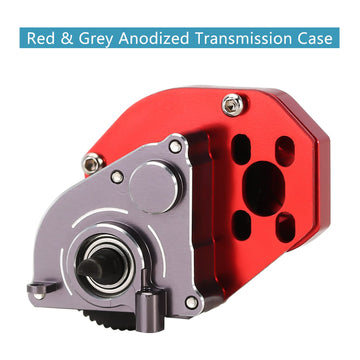 INJORA 16g Complete Transmission Gearbox with Steel 0.3 Mod Transmission Gear for Axial SCX24 Deadbolt C10 JLU Gladiator Bronco