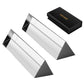 NEEWER 2 Pack 6 Inch/15cm Triangular Prism Set, K9 Crystal Optical Glass for Prism Photography, Rainbow Effects Photo Photograph