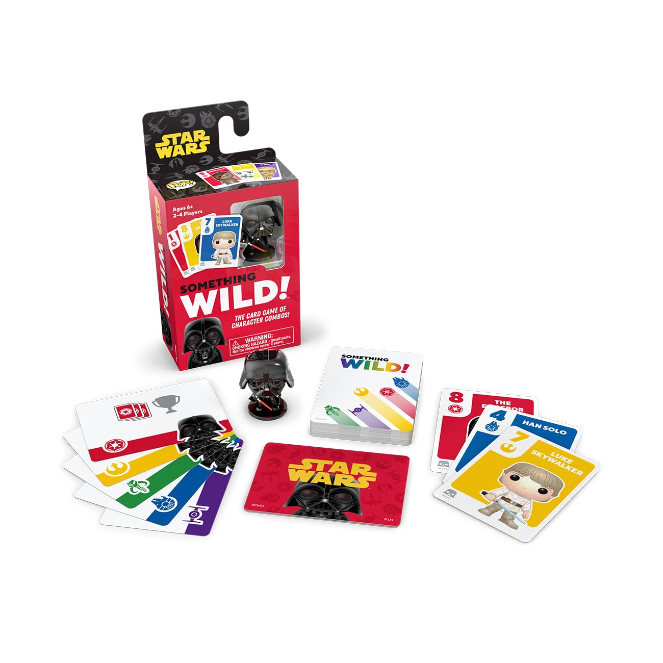 Funko Something Wild! Star Wars With Darth Vader Pocket Pop! Card Game For 2-4 Players Ages 6 And Up