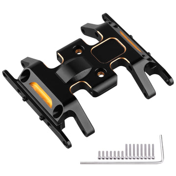 Aluminum Gearbox Mount Transmission Skid Plate For Axial Scx24 Axi90081 Upgrades Parts 1/24 Rc Crawler Car