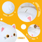 H&W White Cat Piggy Bank For Girls,Plastic Coin Bank,Unbreakable Money Bank,Cute Piggy Bank For Kids,First Money Box,Best Birthday