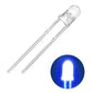 Wizzo (Pack Of 50 Pieces (3Mm) Transparent Super Bright Blue Led, 3V Dc 2 Pin Light Emitting Diode, Multipurpose, For Science Pr