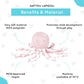 Nattou Lapidou - Piu Piu Octopus Plush Toy For Newborn Babies, Comforting, Soothes For Sleep - Light Pink & White