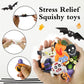 60 Pcs Halloween Mochi Squishy Toys,Mini Cute Squeeze Toy Stress Reliever Anxiety Packs For Kid (Halloween) (Halloween)