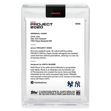 Topps Project 2020 Card 356-1993 Derek Jeter by Keith Shore
