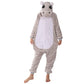 Wafunne Animal Onesie Costume For Kids Child Boys Girls Womens Mens Cosplay Halloween Costumes Easter Onesies Grey Hippo M