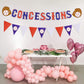 Baseball Party Supplies Concessions Banner - Sports/Baseball Themed First Birthday Party Decorations Favors (Style 1)