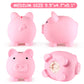 Pjdrllc Piggy Bank, Unbreakable Plastic Money Bank, Coin Bank For Girls And Boys, Medium Size Piggy Banks, Practical Gifts For Birthday, Easter, Christmas (Pink)