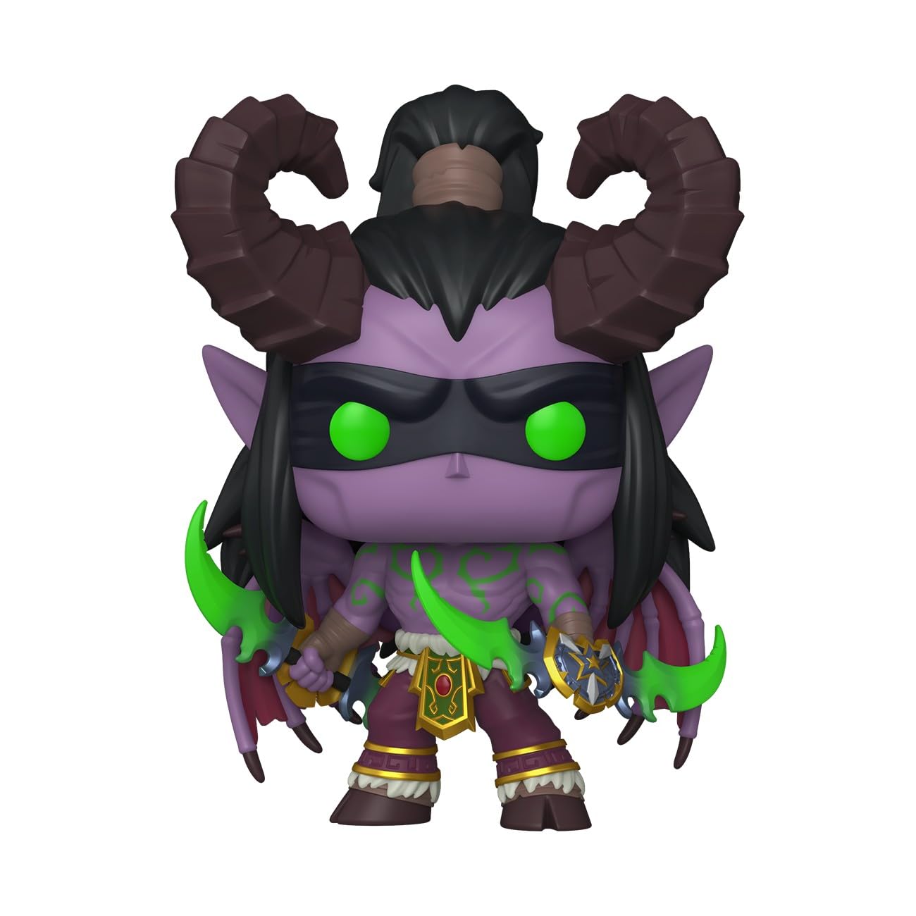 Funko Pop! Vinyl Figure - World of Warcraft Illidan Stormrage - 1/6 Odds Rare Chase - Multicolor Collectible for Kids & Adults