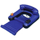 Big Joe Shaka Sling XL Pool Float, Ripple Blue, Doubled-Sided Mesh, Quick Draining Fabric, No Inflation Needed
