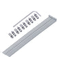 20Pcs Adjustable Pushrod Connector Linkage Stopper&F1.2Mm X L190Mm (7.5 Inch) Steel Z Push Rods Parts W/Storage Box For Rc Airpl