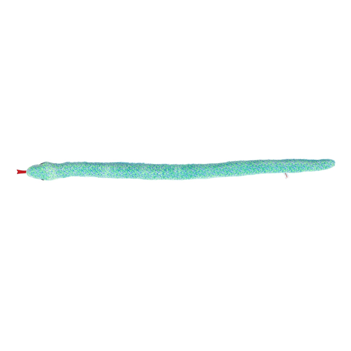 Aurora® Playful Snake Aqua Stuffed Animal - Eye-Catching Designs - Versatile Fun - Blue 53 Inches