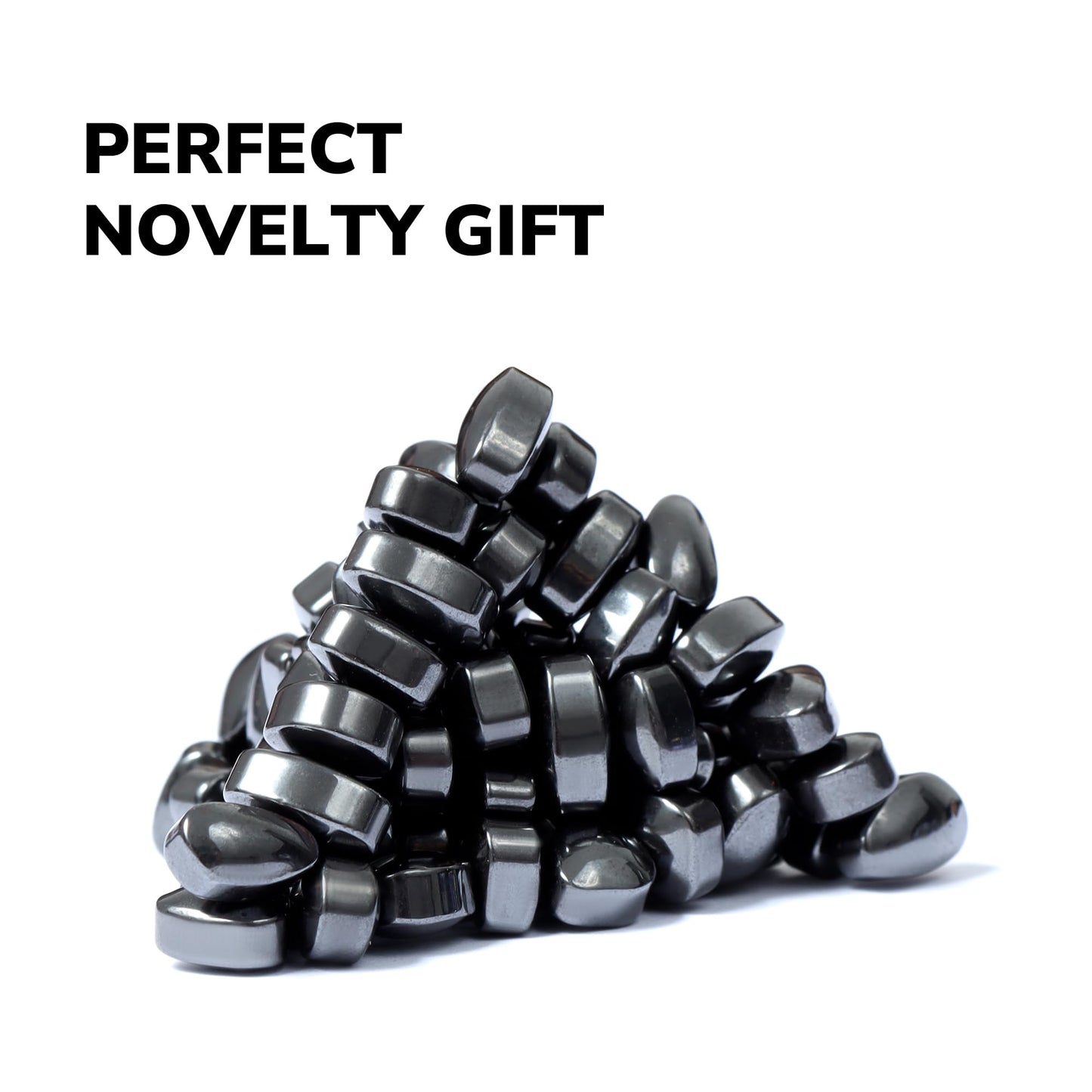 Over 500 Black Weak Magnetic Ferrite Putty Stones Desk Fidget Toys For Adults.