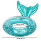 Audaisyly Swimming Ring for Adults, Inflatable Pool Floats Swim Tube Raft Toy with Fruits Mermaid Decorations Summer Water Fun L