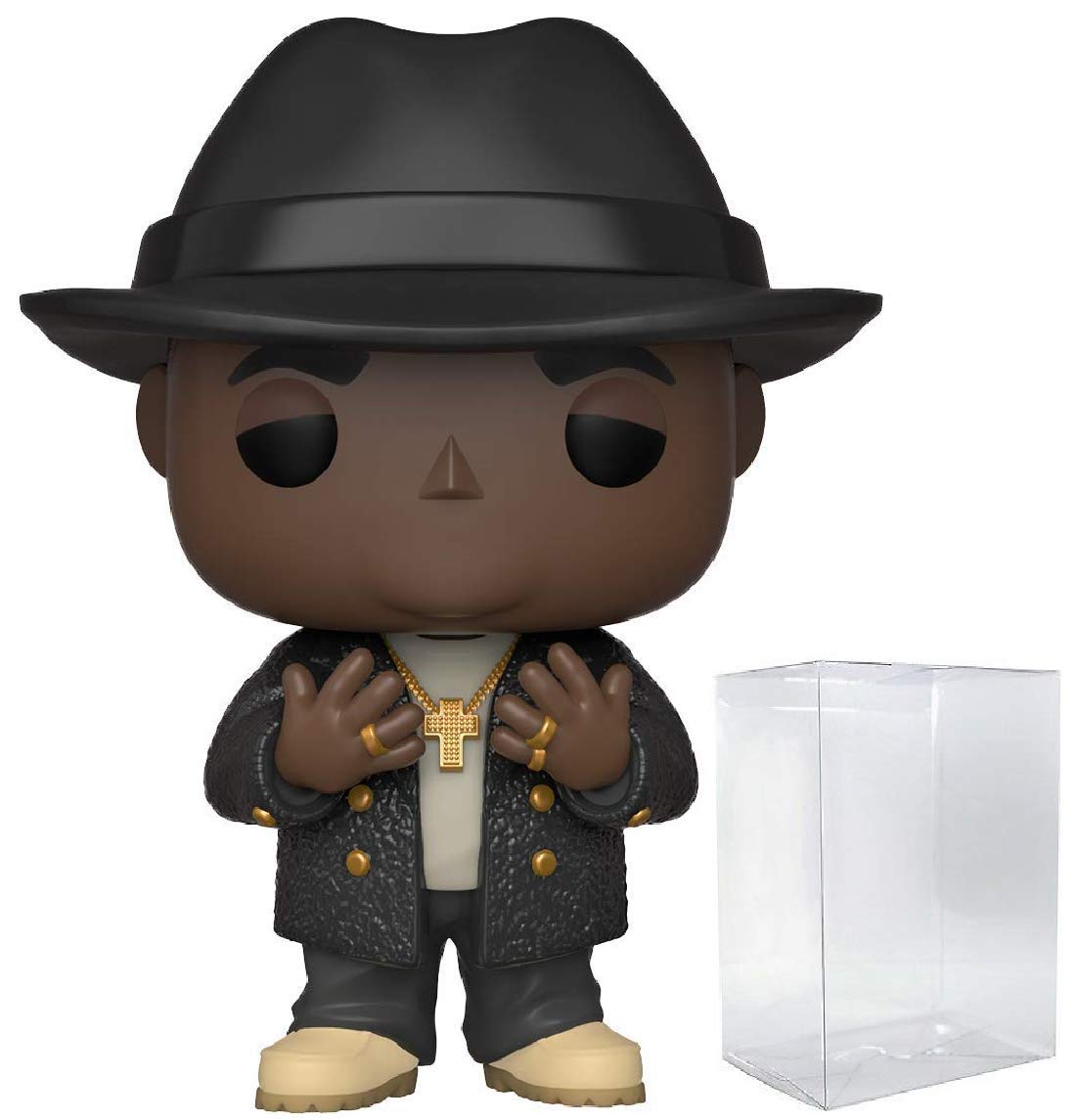Funko Pop! Rocks: Biggie - Notorious B.I.G With Fedora Bundle With 1 Popshield Pop Box Protector