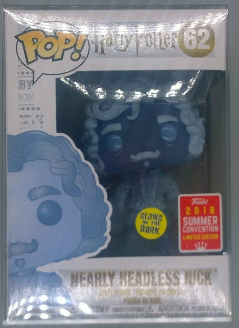 Funko Pop Harry Potter Nearly Headless Nick Glow In The Dark 2018 Summer Convention Exclusive