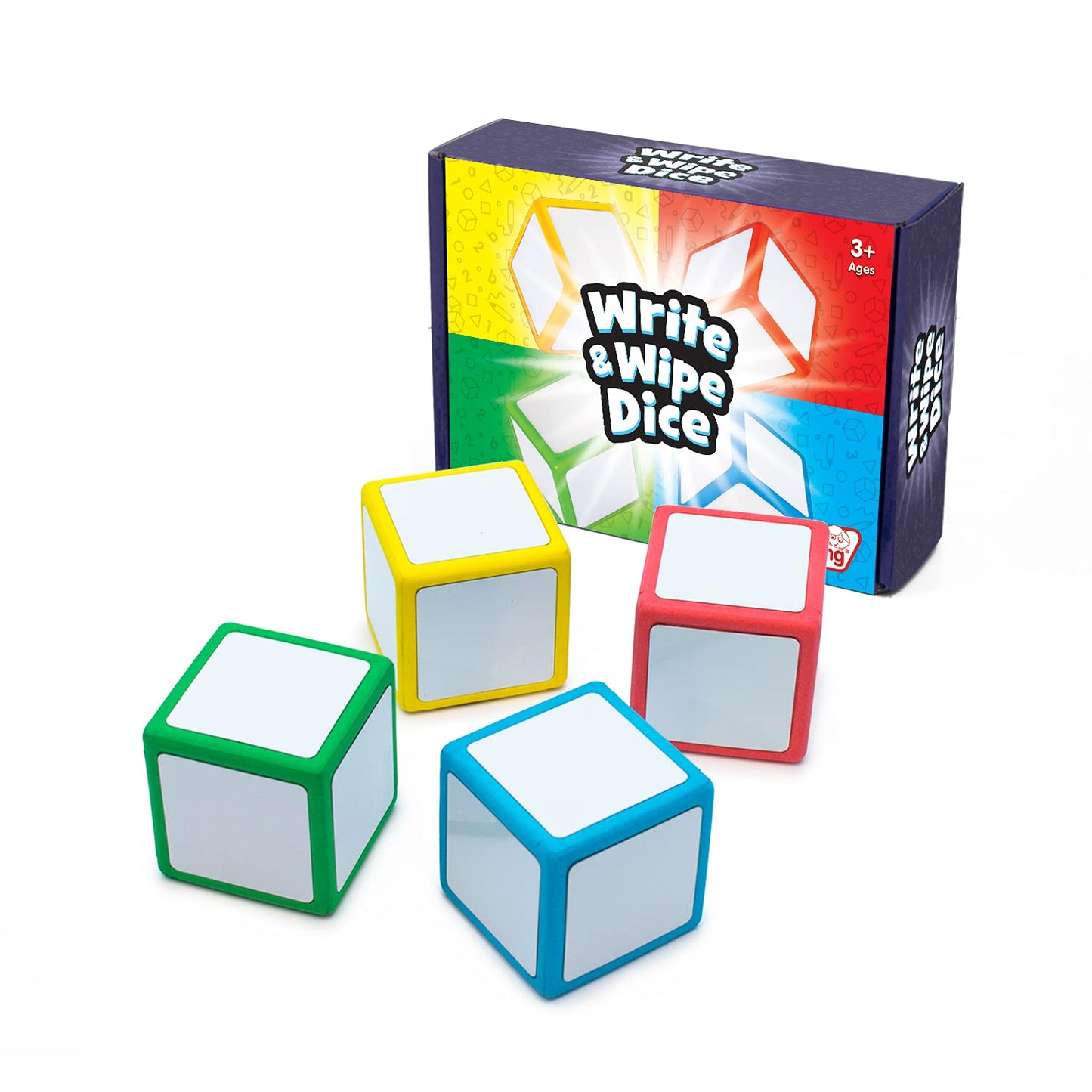 Junior Learning Jl617 Write & Wipe Dice, Multi