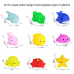 Fingooo 36 Pcs Mochi Squishy Ocean Animal Toys, 9 Styles Mini Kawaii Sea Animal Squeeze Toys Party Favors For Kids School Classr
