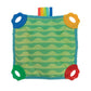 Nuby Teething Blankie Frog, Blue, 1 Count