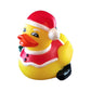 3' Santa Claus Rubber Duck [Sealed Hole, No Mildew] - Baby Safe Bathtub Bathing Toy