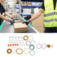 84PCS Plastic Gear Package Kit Belt Pulley Rubber Band Combination Set for Toy Motor Car Robot Various Gear Axle Belt Bushings