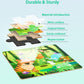 Magnetic Puzzles For Kids Ages 3-5, 3 In 1 Animal Magnet Jigsaw Puzzle Book For Toddlers, Car Airplane Road Trip Activities Toys