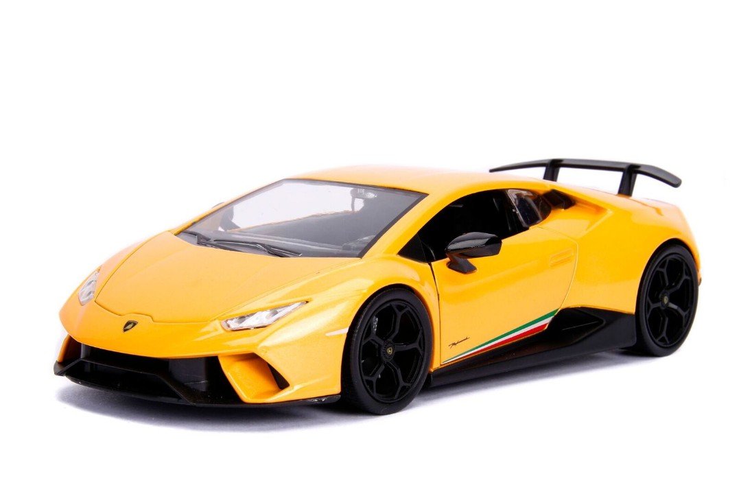 Jada Lamborghini Huracan Perfomante Metallic Yellow 1/24 Diecast Model Car