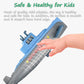 Miracland Wind-Up Submarine Bath Toy, Funny Pigboat Water Toy Sub Bathtub Toy Clockwork Submarine Tub Toy Submarine Pool Beach Toy For Kids (Grey Submarine)