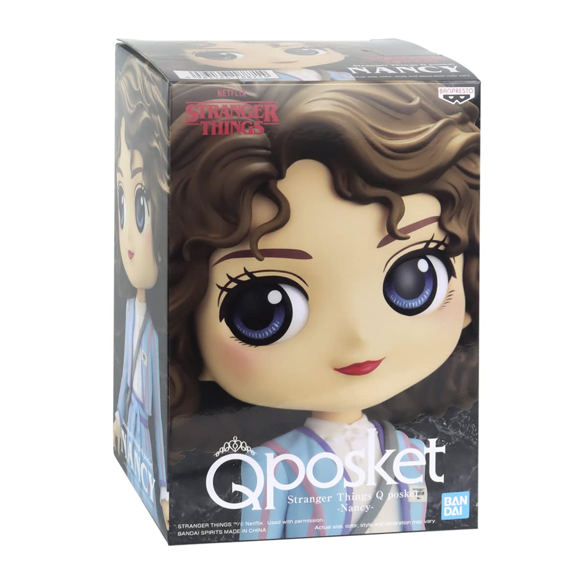 Banpresto - Stranger Things - Q Posket - Nancy Statue, Beige, Blue