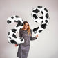 Lebery Cow Print Number Balloon 40 Inch Cow Print Number 9 Balloon Cowgirl Them Number Balloon For 9Th Birthday Party Cow Balloons Black White Number 9 Foil Balloon For Farm Barn Animal Decor