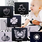 Toyjos Flash Cards For Babies And Infants | High Contrast Double Sided Jumbo Pictures | Visual Stimulation | Cognitive,Visual An