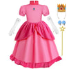 Itvti Pink Costume For Girls Kids Dresses Halloween Fancy Dress Up Outfit For Cosplay With Accessories, Pink, 3-4 Years(Tag 110)
