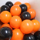 Orange Balloons 100 Pack 12 Inch Thicken Latex Halloween Balloons Orange Round Helium Balloon For Halloween Birthday Kids Party