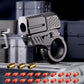 Metal Fidget Ring Fidget Toy Small Toy Fingertip Launcher for Adults, Fidget Toys Sensory Toys (Matt Black)