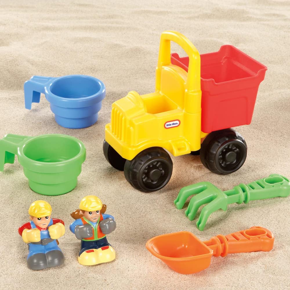 Little Tikes Big Digger Sandbox - Plastic, 28.5''L x 51''W x 25''H, White, Model 624520M