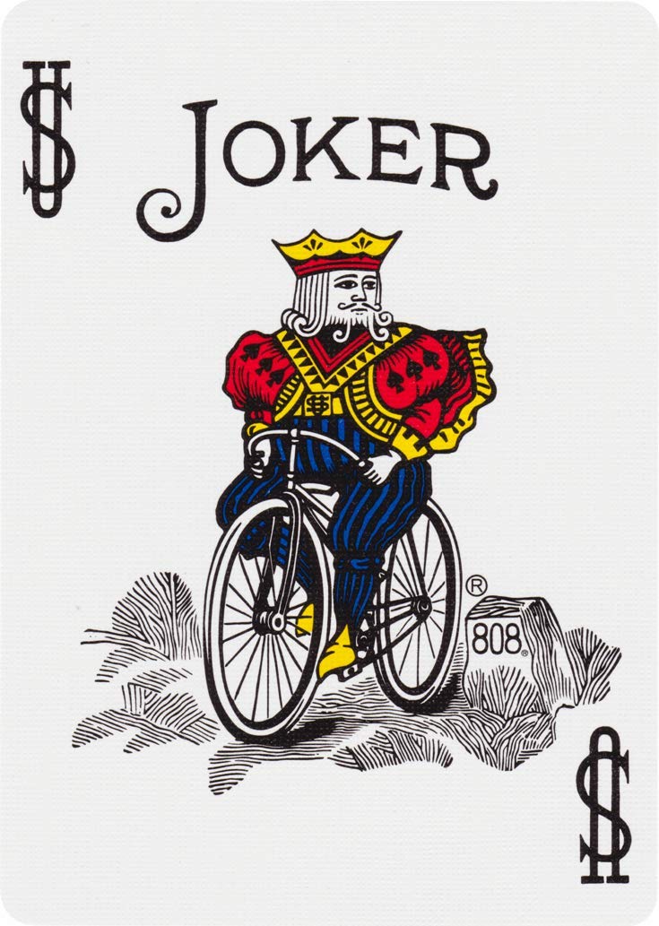 Bicycle Gold Rider Back Deck - Model 1, Premium Paper Playing Cards