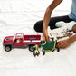 Schleich Horse Truck And Trailer Toys - 14 Piece Pickup Truck & Trailer Playset, With Horse Figurine, Rider Action Figure, And P