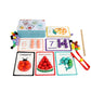 Ilsmysutra Clip Beads Toy Educational Counting Matching Game For Preschool Kindergarten|Toys For Baby|Developmental Baby Toys