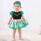Princess Dresses Baby Girls Costume For Infant Romper Onesie Babysuit Birthday Christmas Halloween With Headband 9-12Months(D36-
