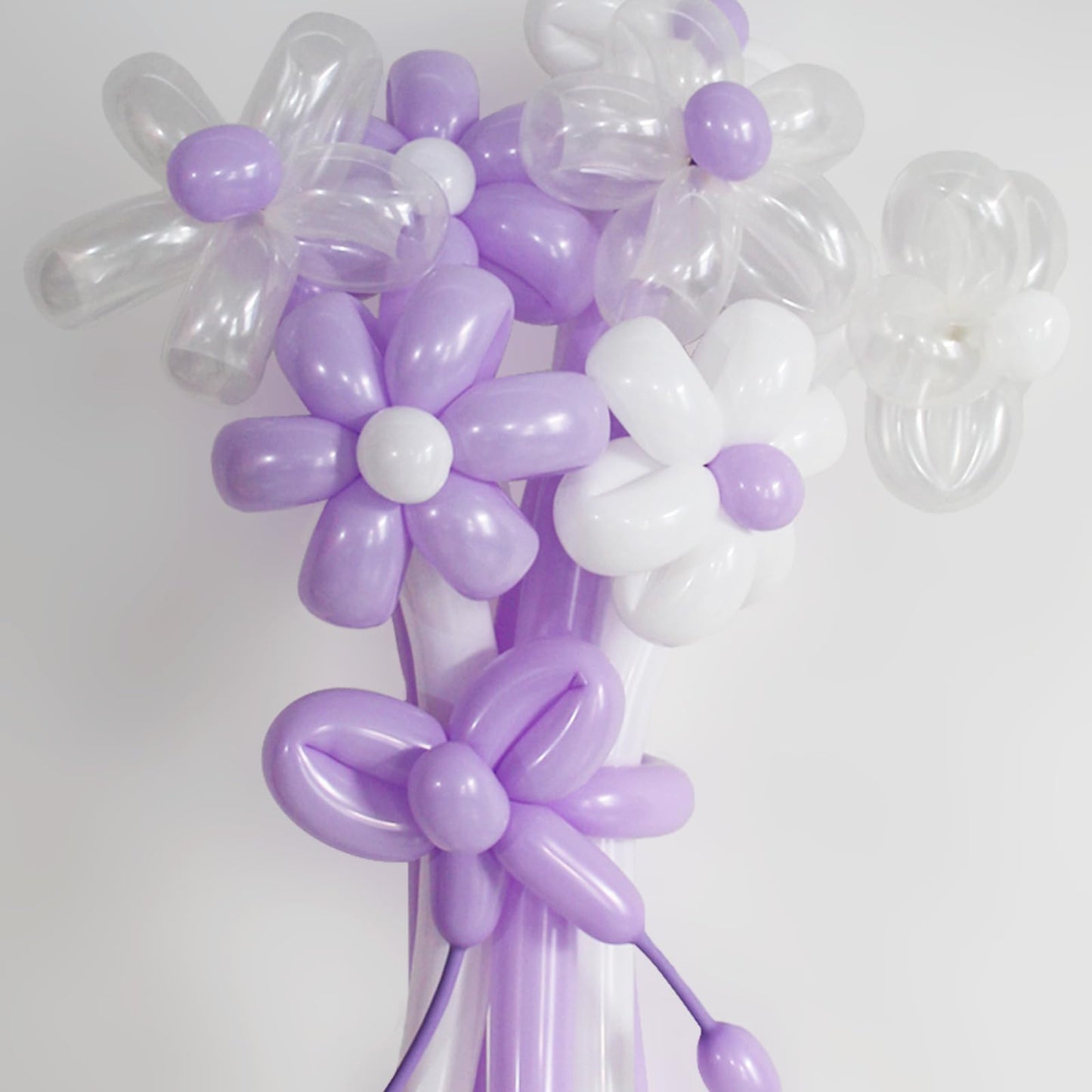 260 Long Balloons 100 Pack Pastel Purple Twisting Animal Balloons Thickening Latex Modeling Long Magic Balloons For Animal Model