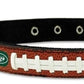 NFL New York Jets Classic Leather Football Collar, Large